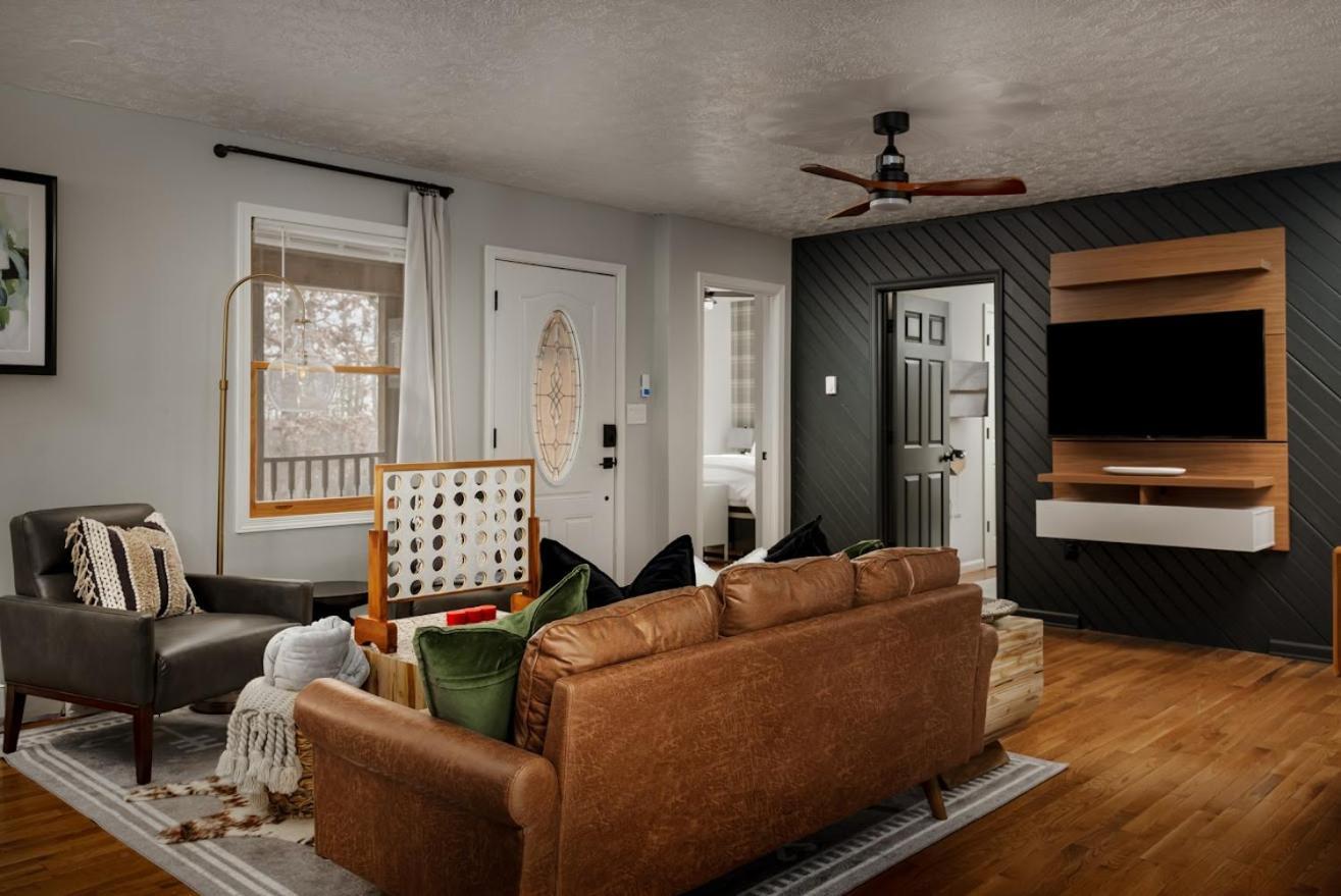 Shenandoah Dog Friendly Cabin With River Access, Hot Tub, Fire Pit, Bbq, Outdoor Dining שננדואה מראה חיצוני תמונה