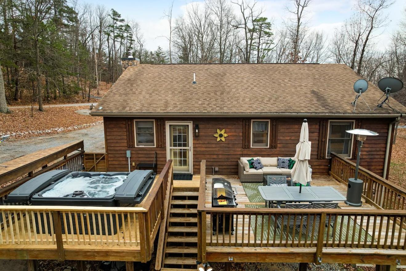 Shenandoah Dog Friendly Cabin With River Access, Hot Tub, Fire Pit, Bbq, Outdoor Dining שננדואה מראה חיצוני תמונה