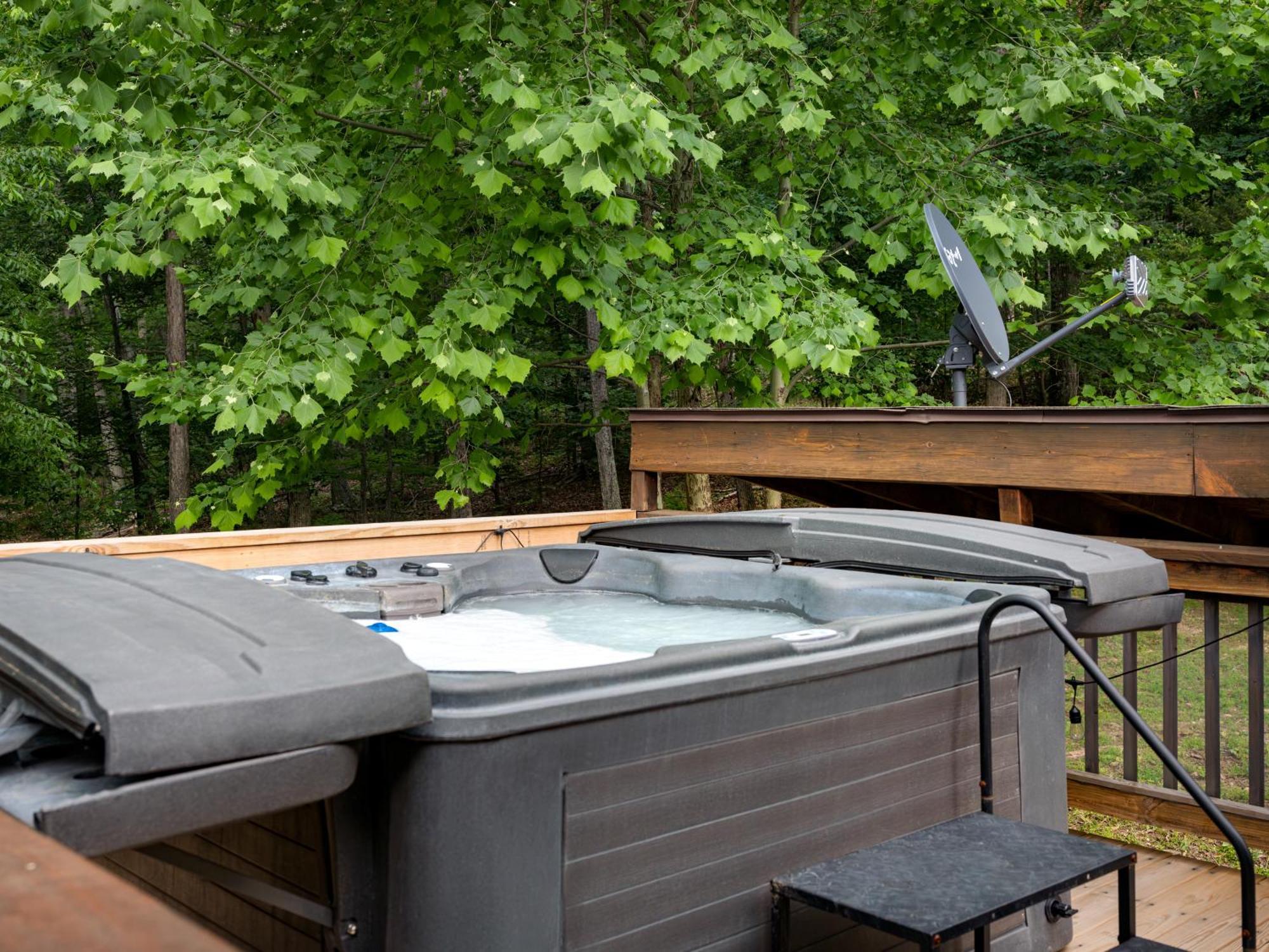 Shenandoah Dog Friendly Cabin With River Access, Hot Tub, Fire Pit, Bbq, Outdoor Dining שננדואה מראה חיצוני תמונה