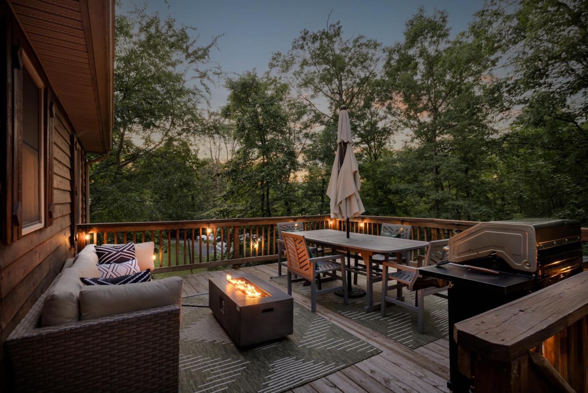 Shenandoah Dog Friendly Cabin With River Access, Hot Tub, Fire Pit, Bbq, Outdoor Dining שננדואה מראה חיצוני תמונה